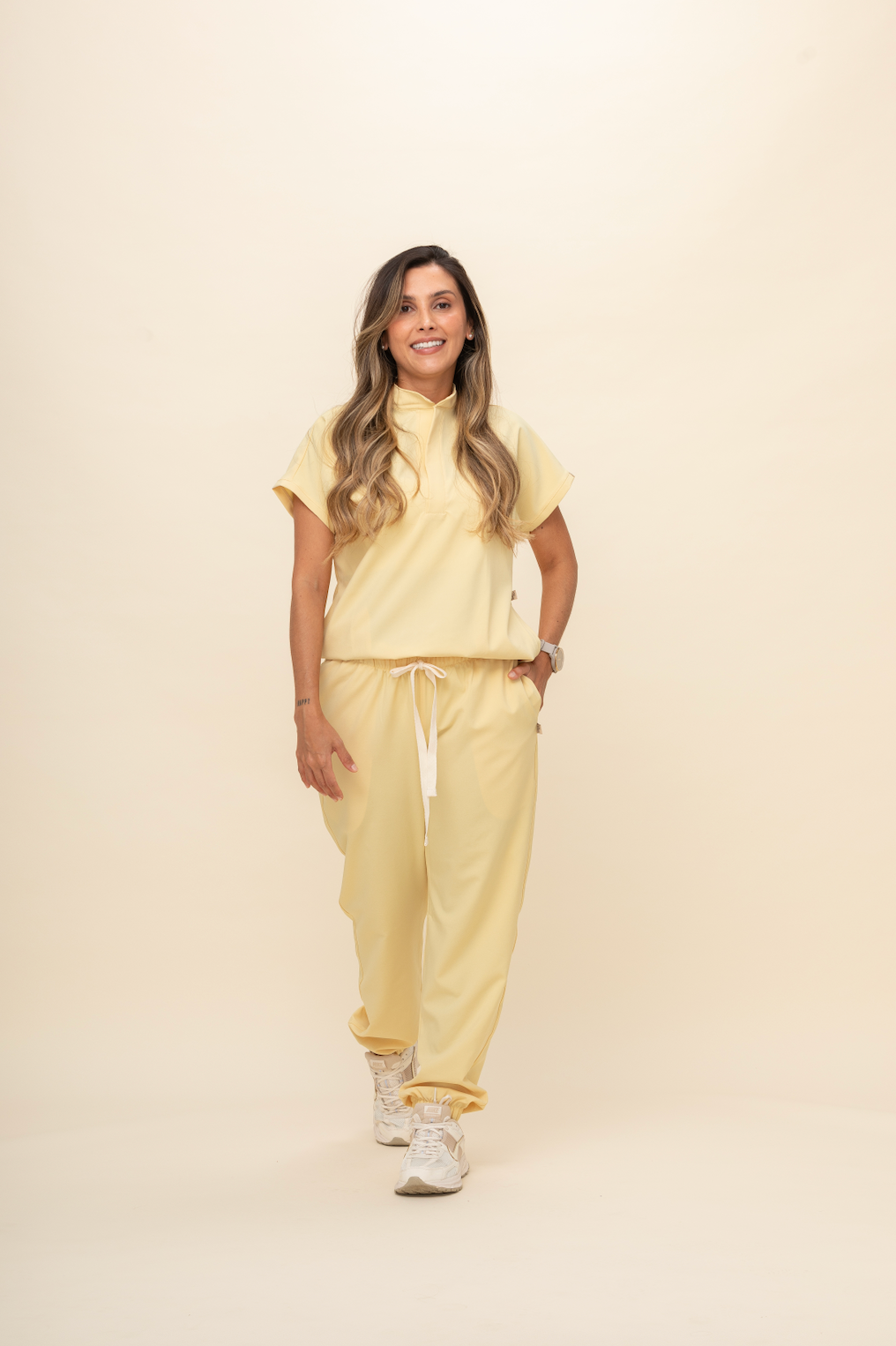 Uniforme Pukka Amarillo Pastel